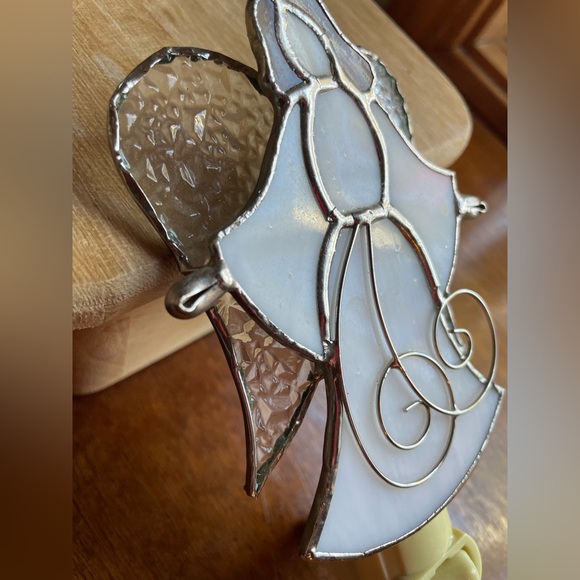 Stained Glass Angel Plug in Night Light on/off Switch - Picture 3 of 8